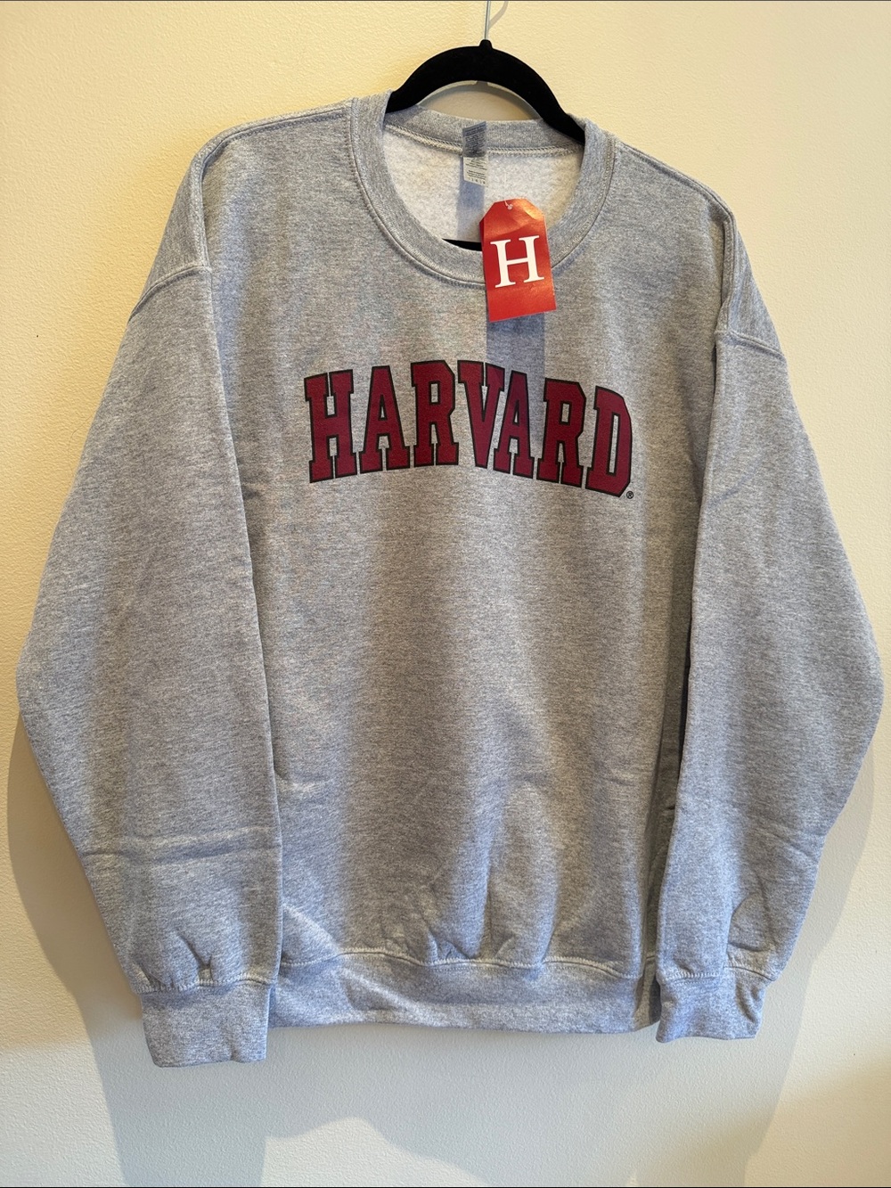 NWT - Harvard Grey Crewneck Sweatshirt - Unisex